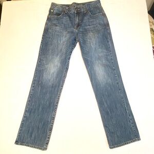 Cody James Core Mens Classic Straight Jeans Blue Stretch Medium Wash Denim 32x34